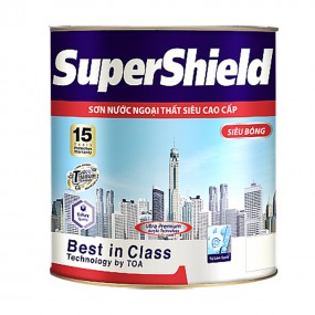 Sơn ngoại thất TOA Supershield siêu bóng - 15L
